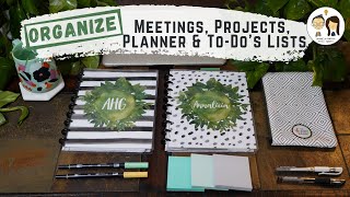 HOW I ORGANIZE MY TO-DO LISTS, MEETING NOTES, PROJECTS, & PLANER: Happy Notes™ = Less Stress