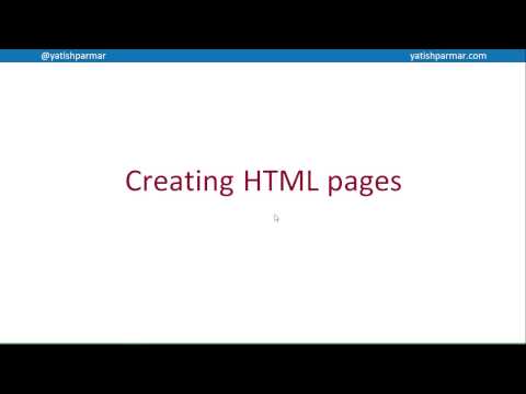 Creating an HTML page - A Level Computer Science