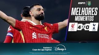 LIVERPOOL dá SHOW, goleia o TOTTENHAM e está na final da COPA DA LIGA INGLESA