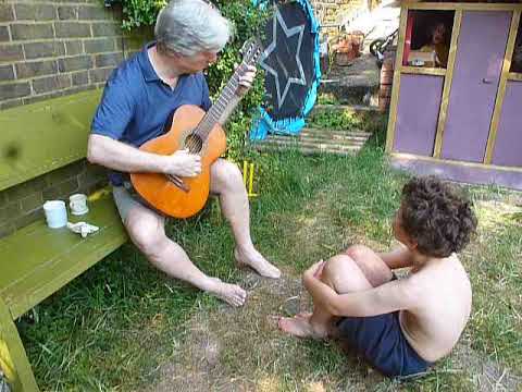 2018_07 - Fabio Zanon and Fabio - Nice guitar playing in the garden 01