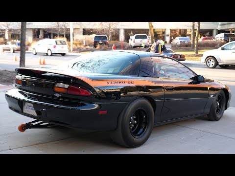 Two Yenko Camaros Leaving World of Wheels 2018 Car Show | Chicago [4K]