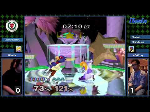 CT GamerCon 2025 SSBM - Bbatts (Peach) vs. 404Cray (Falco) - Melee LQF