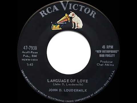 1961 HITS ARCHIVE: Language Of Love - John D. Loudermilk