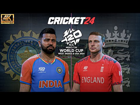 Semi Final! 😰 - India vs England - T20 World Cup 2024 - Cricket 24 #6