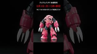 【締切間近】ガンプラ リアルグレードシリーズ 抽選販売 第1弾 #gundam #プレバン