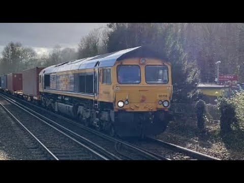 Class 66 | 66708 ‘Jayne’ | GB Railfreight - GBRf | Shawford | 22/02/22