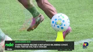 Chapecoense busca recuperação diante do Botafogo no Brasileirão