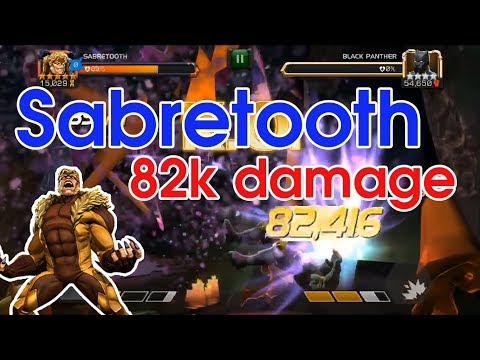 5* Rank 5 Sabretooth vs ROL 82k Damage | Marvel Contest of Champions Sabretooth MCOC