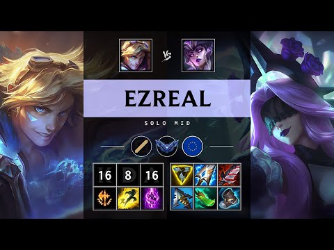 Ezreal Mid vs Syndra: Triple Kill, Unstoppable - EUW Diamond Patch 14.24