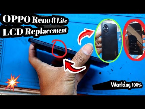 OPPO Reno 8 Lite display Replacement - How to change oppo Reno 8 lite display - how to fix oppo LCD