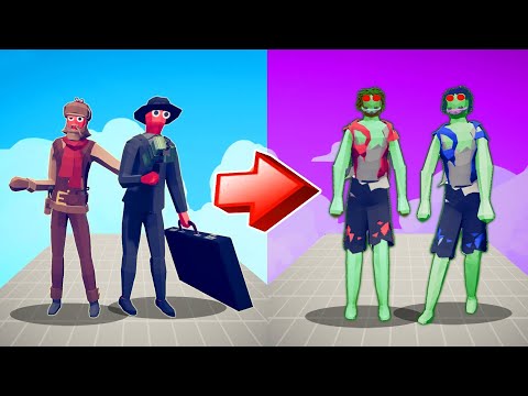 NEW ZOMBIE - TURN EVERYONE INTO WALKING DEAD | TABS - Totally Accurate Battle Simulator