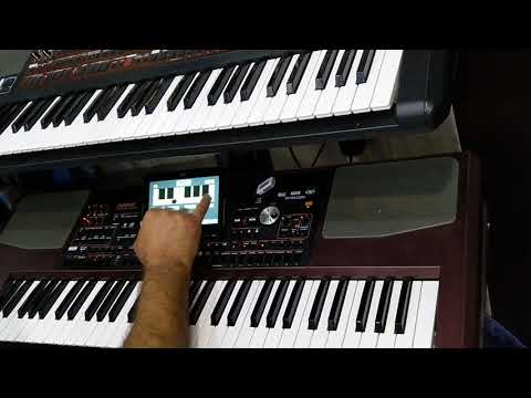 فرق بين korg pa700 وkorg pa1000