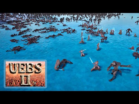 LASER KNIGHTS vs WEREWOLFS | Ultimate Epic Battle Simulator 2