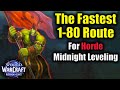 How To Level From 1 80 In Only 2 Hours As Horde