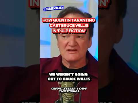 How #QuentinTarantino cast #BruceWillis in #PulpFiction 🎞️ #movie #film #cinema #actor #celebrity