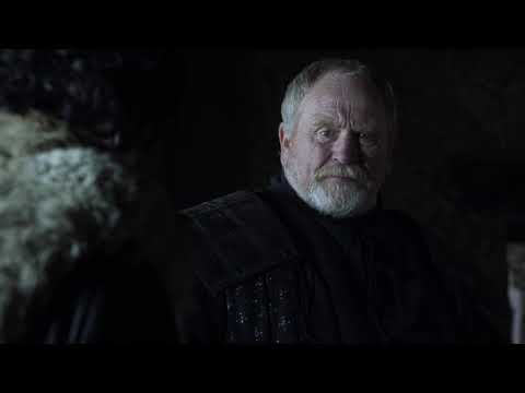 Lord commander gives his sword to John Snow | Game of thrones