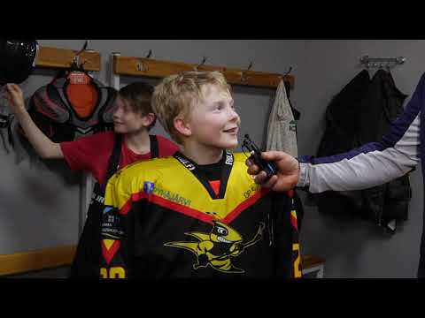 The Pohti (Pyhajarvi, Finland) hockey team game in Zaraisk, Russia