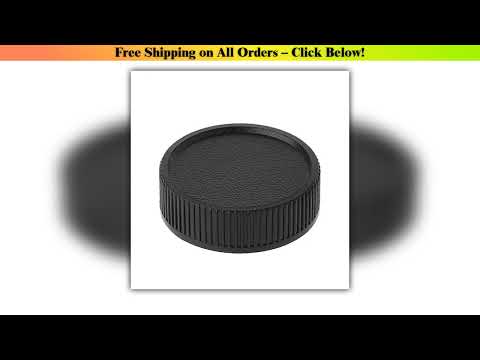 Rear Lens Body Cap Camera Cover Set Dust Screw Mount for Protection Plastic Black Replacement for