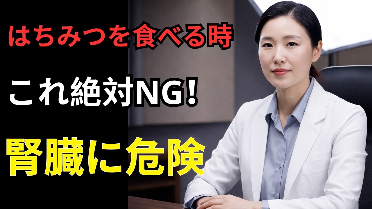 知らずにやってると危険 はちみつ×最悪の組み合わせTOP5 腎臓が壊れる前に必ず見て