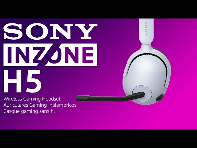 Vídeo relacionado con Sony INZONE H5, Auriculares inalámbricos para Gaming, Compatible con PC y PS5, 360 Spatial Sound para Gaming, cómoda sujeción, 28 Horas de autonomía, Baja latencia y micrófono con IA