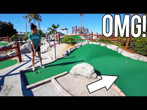 We Have Never Seen A Mini Golf Course Like This! | Hole In One!