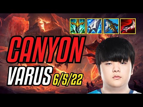 CANYON - VARUS vs KAI'SA ADC - KR Challenger - Patch 11.7