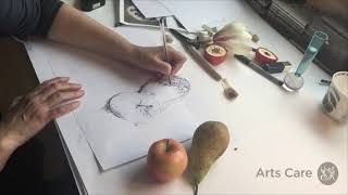 Helen Sloan - Knowing where to start - Drawing  3 - Form and texture