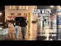 San Francisco Rain Walk At Night Embarcadero SF