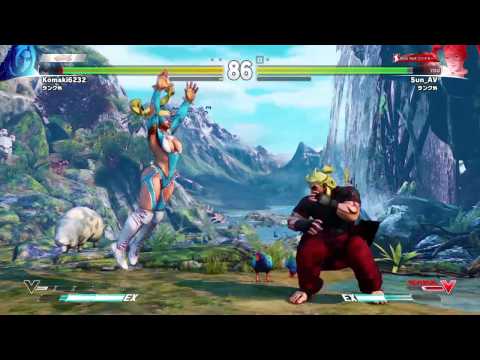 SFV Beta - R.Mika Rank Match Highlight