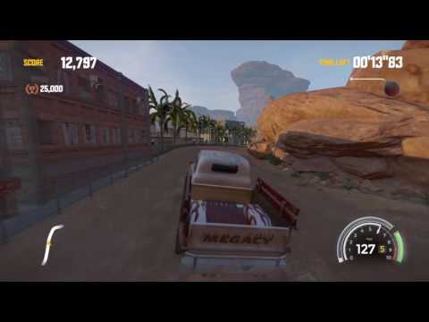 FlatOut 4: Total Insanity - FLATOUT MODE - DESERT OUTSKIRTS BEAT THE BOMB