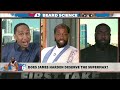 Stephen A Pat Bev Perk Face Off In A Heated James Harden Debate ️ First Take