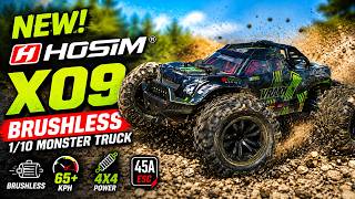 NEW BRUSHLESS 1/10 HOSIM X09 VRAKM MONSTER TRUCK