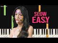 Olivia Rodrigo - bad idea right? | SLOW EASY Piano Tutorial by Pianella Piano