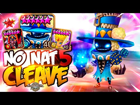 NO NAT5 CLEAVE with Reno, Shimitae and Kaki - Summoners War