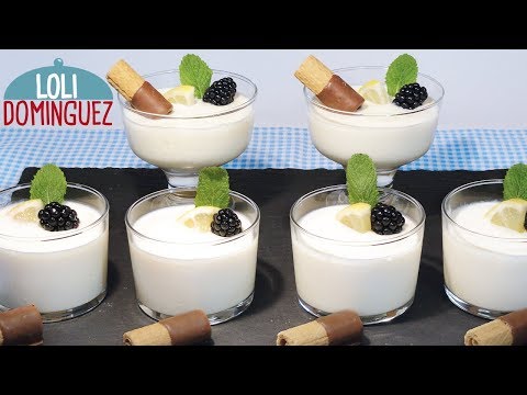 Mousse de limón (Solo 3 ingredientes) No creerás lo fácil, rápido y rica que está. Loli Domínguez