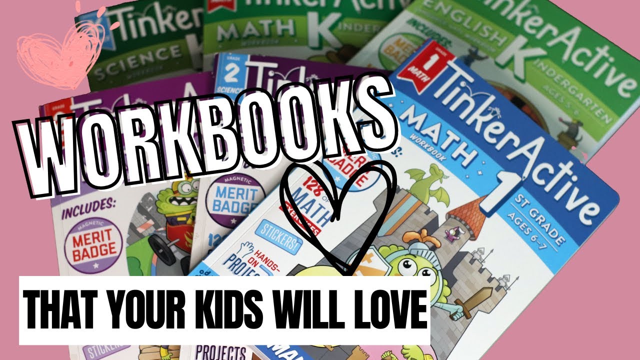 Early Elementary Workbooks that Kids Love- English, Math and Science