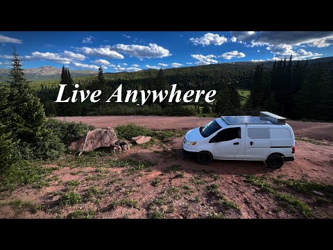 My tiny van is the PERFECT home and office on wheels - Minimalist Van Tour NV200/City Express