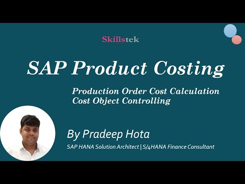 SAP Product Costing - Production Order Cost Calculation | Cost Object Controlling - Skillstek