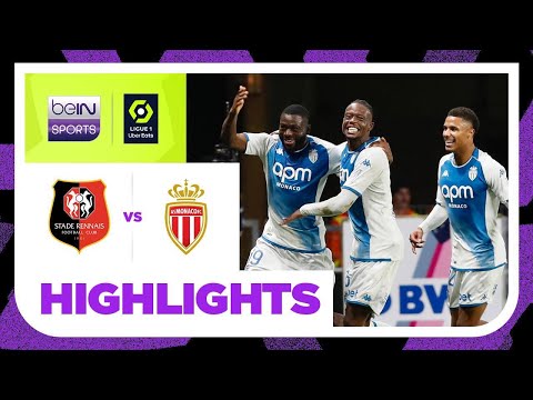 Rennes v Monaco | Ligue 1 23/24 | Match Highlights