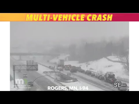 Multi-Vehicle Crash On I-94 By Rogers, MN Thursday Morning