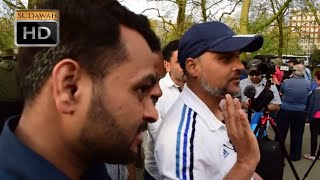 P1 - The Message Hashim &amp; 2 female Visitors | Speakers Corner | Hyde Park