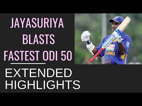 Sanath Jayasuriya 76 (28) Fastest FIFTY of ALL TIME! – Extended Highlights - OUTRAGEOUS for 1996!