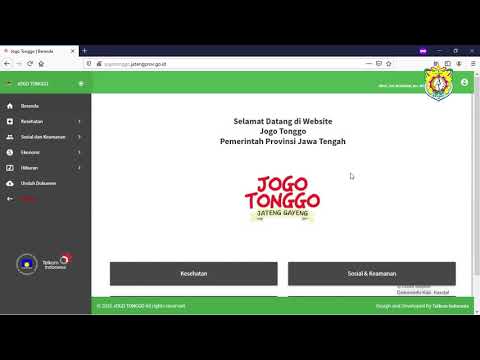 Tutorial Entri Data Aplikasi Jogo Tonggo