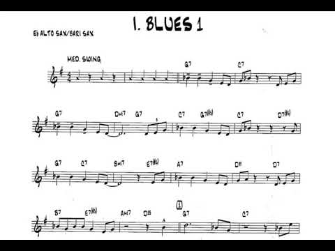 Bob Mintzer Blue 1 Easy Etudes - Saxophone Eb - Bài Blue 1.