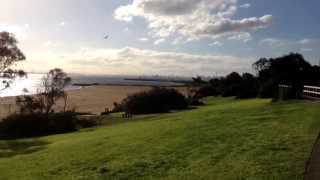 preview picture of video 'Afternoon ride Brighton beach, Australia'