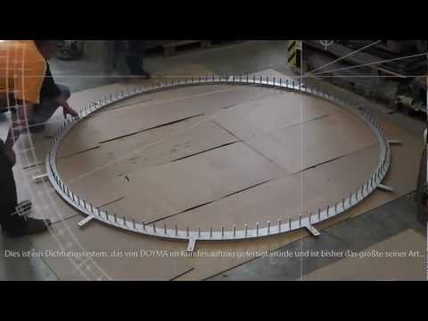 DOYMA Curaflex® - Rohrdurchführung zeigt Größe