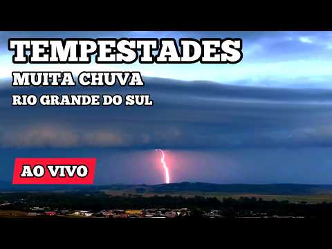 AO VIVO: Tempestades e muita chuva sobre o Rio Grande do sul - Monitoramento
