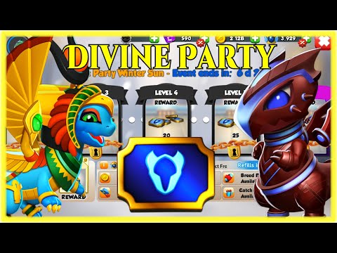 Divine Party -- Winter Sun Castle Event | Level 1,2 Key 🔑 Location | New Dragons | DML