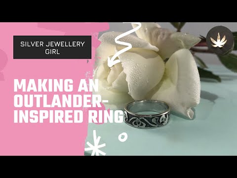 Making a Outlander-Inspired Ring | Celtic Knots & Thistle Silver Ring | Silver Jewellery Girl