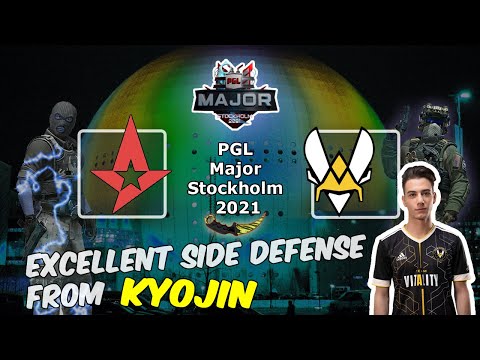 Excellent side defense from Kyojin on Nuke, Astralis vs Vitality, PGL Major Stockholm 2021